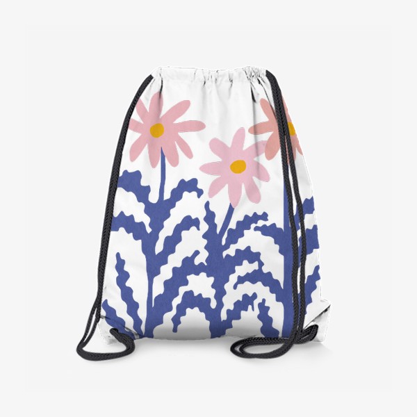 Рюкзак «Цветы абстрактная летняя композиция»