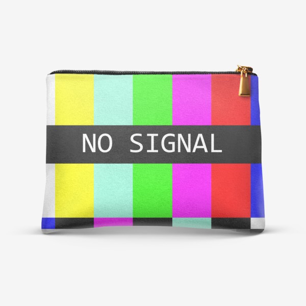 Косметичка «No signal. TV scree. Нет сигнала.»