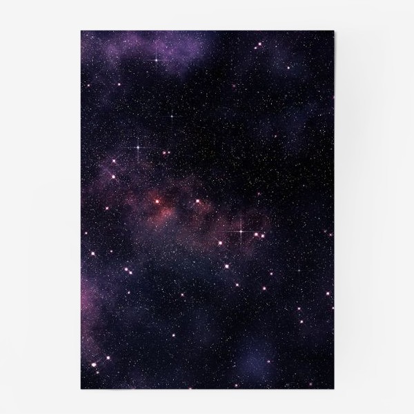 Постер «Пурпурная небула в космосе»