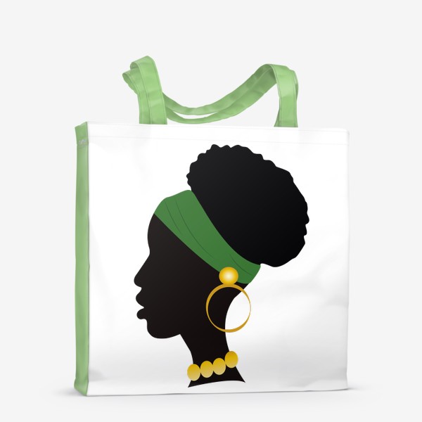 Сумка-шоппер «Девушка, Африка»