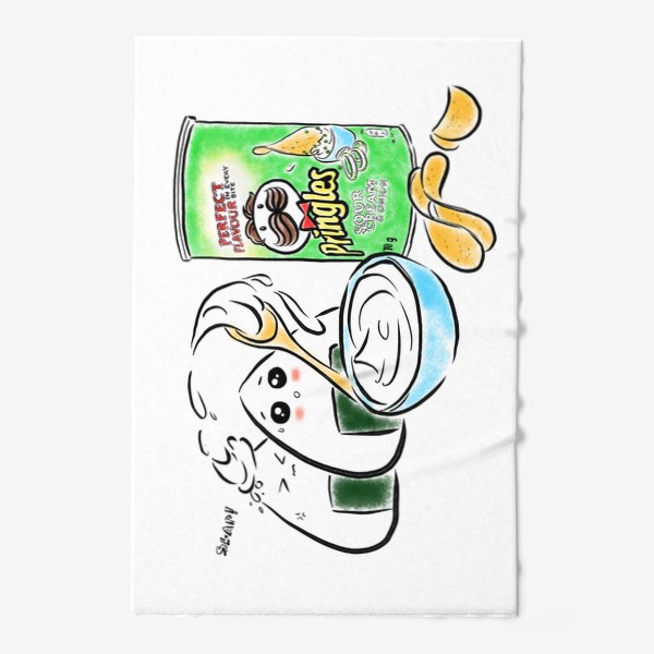 Полотенце «чипсы Pringles со сметаной»