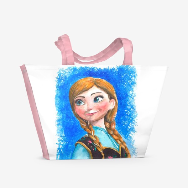 Пляжная сумка «Принцесса Анна "Холодное сердце"»