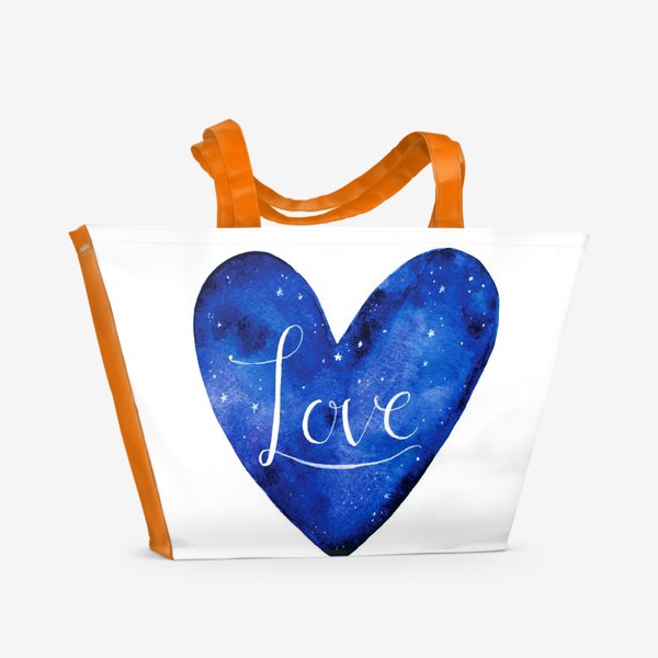 Пляжная сумка «Космическая любовь»