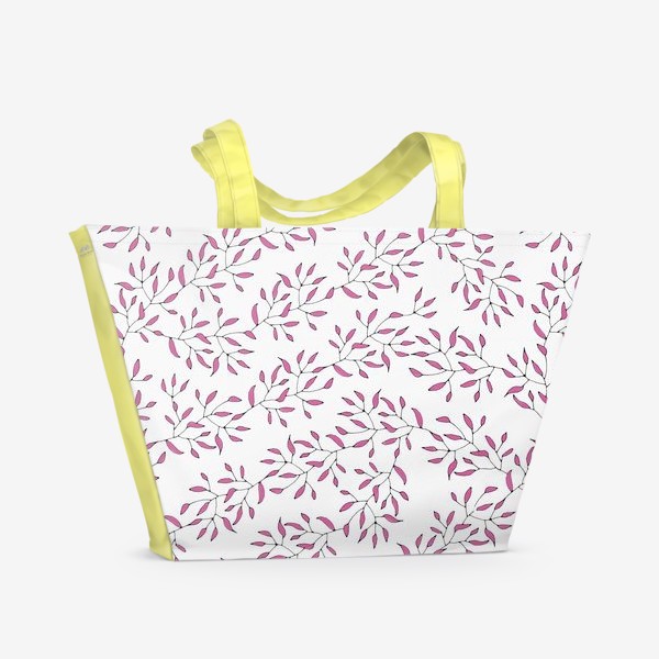 Пляжная сумка «Растительный лабиринт»