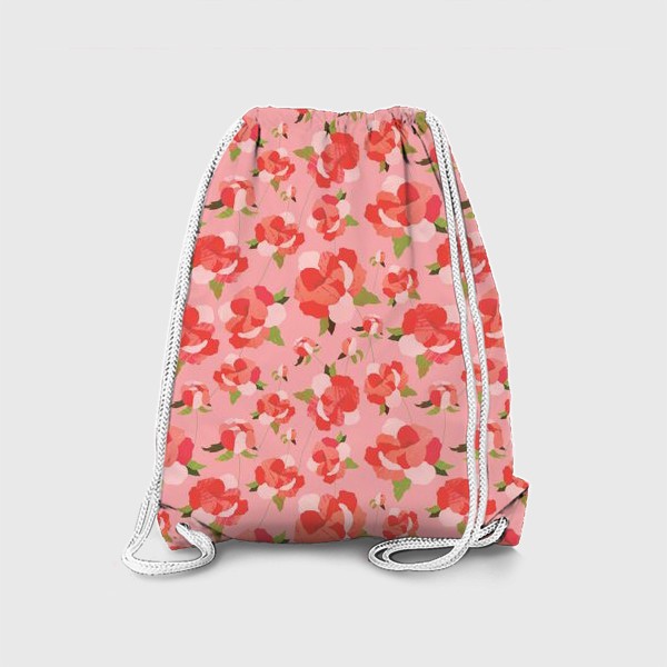 Рюкзак «розовые пионы»