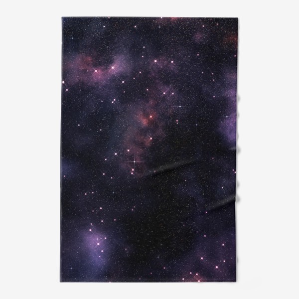Полотенце «Пурпурная небула в космосе»