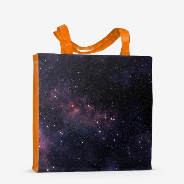 Сумка-шоппер «Пурпурная небула в космосе»