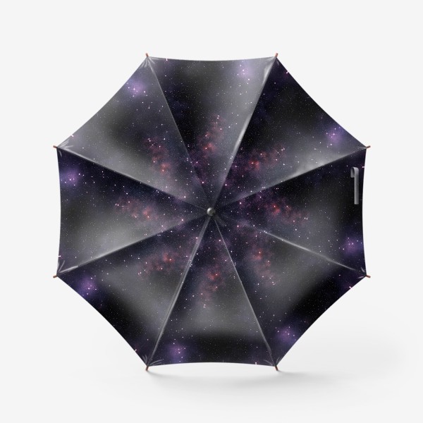 Зонт «Пурпурная небула в космосе»