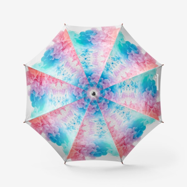 Зонт «Цветные чернила - радуга - дым - магия»