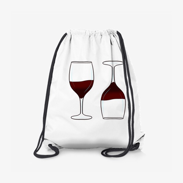 Рюкзак «Бокалы с вином»