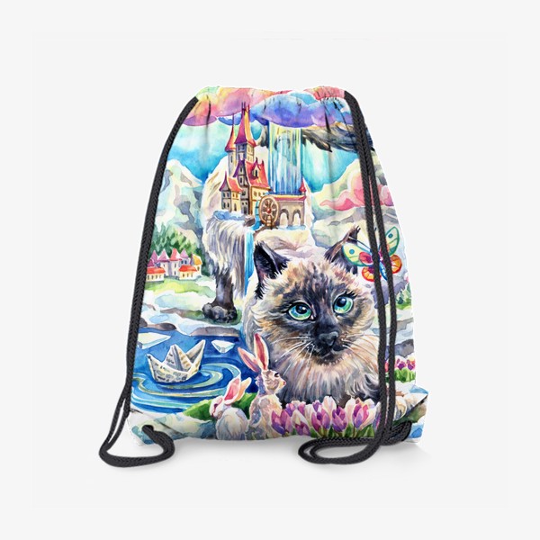 Рюкзак «Весенний кот»