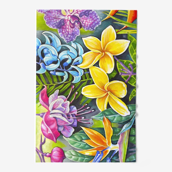 Полотенце «Тропики: цветы»