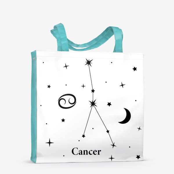 Сумка-шоппер «Подарки для Раков, знак зодиака »
