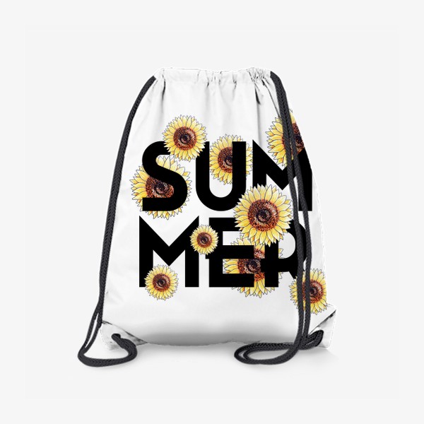 Рюкзак «SUMMER в подсолнухах»