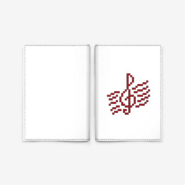 Обложка для паспорта «Скрипичный ключ»