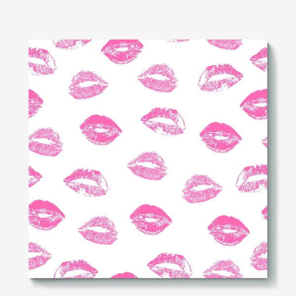 Холст &laquo;Pink Kisses Pattern&raquo;