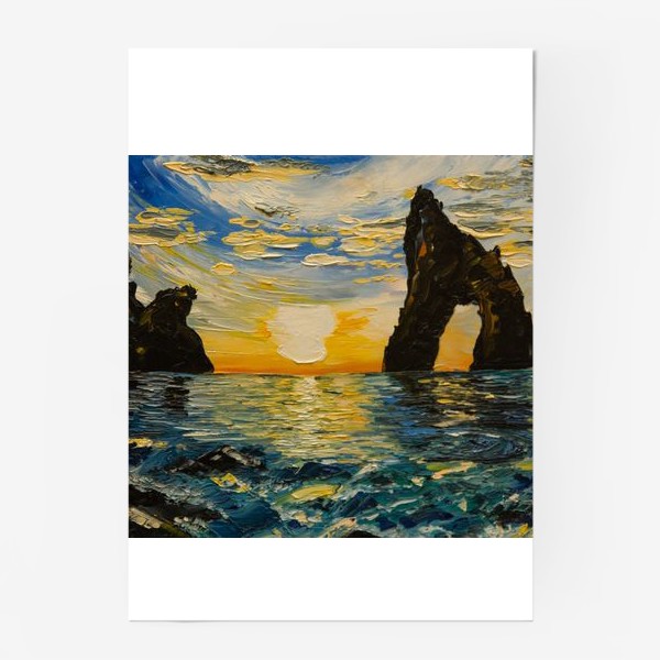 Постер «Морской пейзаж»