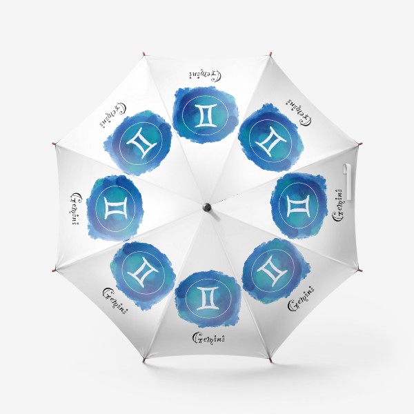 Зонт «Знак зодиака близнецы (gemini)»