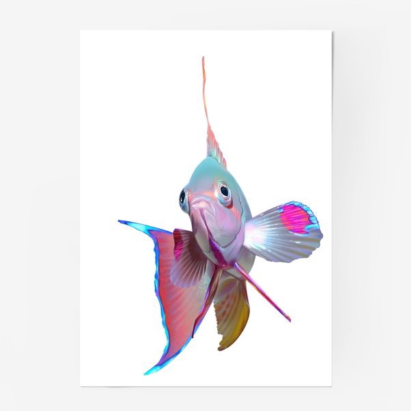 Постер «Серебристая рыбка»