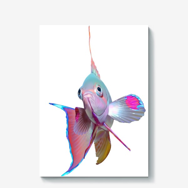 Холст «Серебристая рыбка»