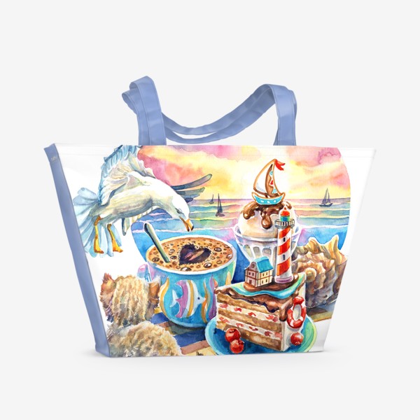 Пляжная сумка «Доброе утро»