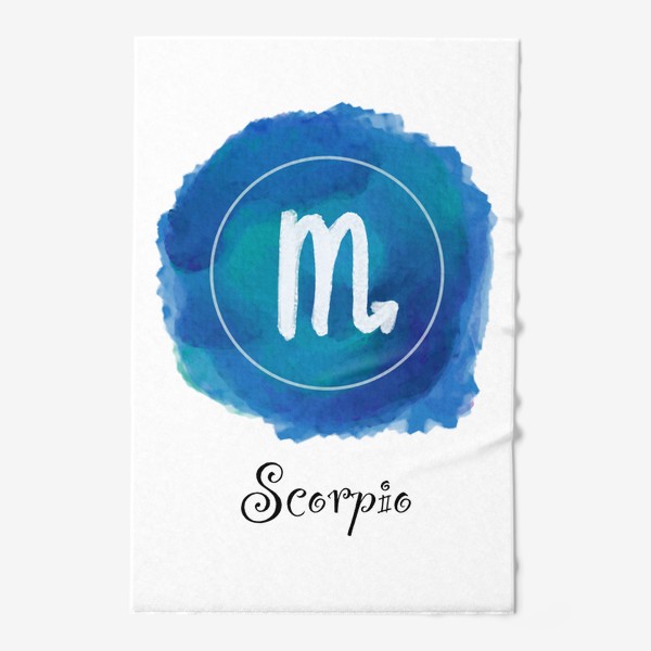 Полотенце «Знак зодиака Скорпион (Scorpio)»