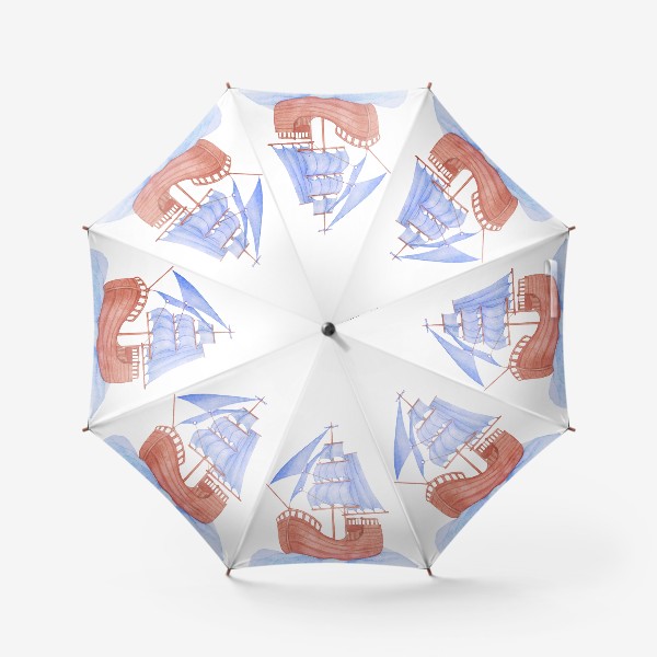 Зонт «корабль с парусами»