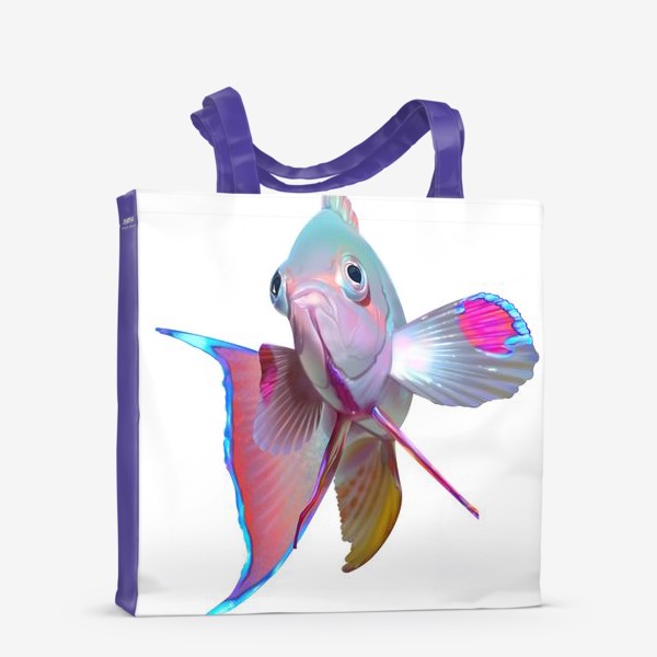 Сумка-шоппер «Серебристая рыбка»