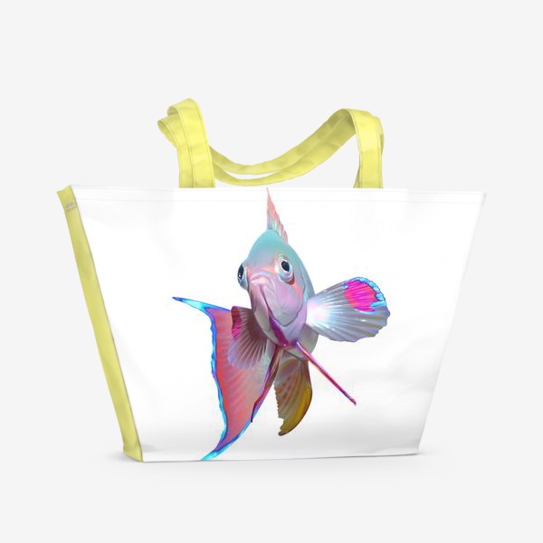 Пляжная сумка «Серебристая рыбка»