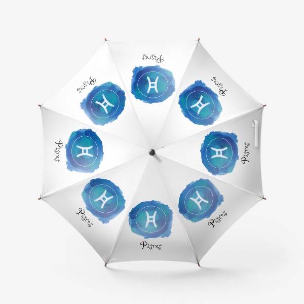 Зонт «Знак зодиака Рыбы (Pisces)»