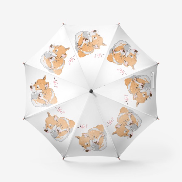 Зонт &laquo;милые щенки корги - собаки&raquo;