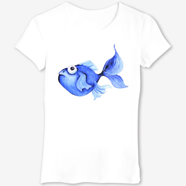 Футболка «Blue fish/Голубая рыбка»
