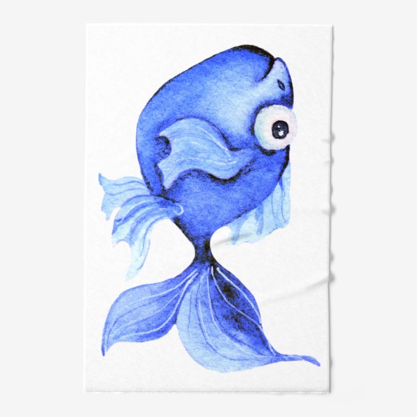 Полотенце «Blue fish/Голубая рыбка»