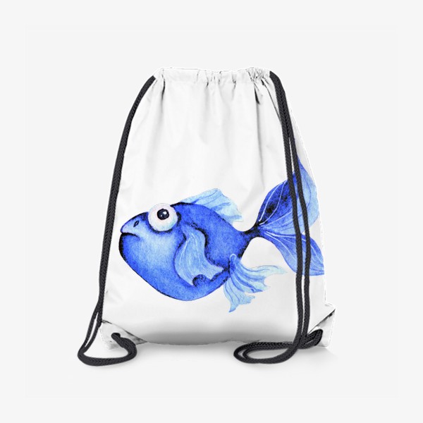 Рюкзак «Blue fish/Голубая рыбка»