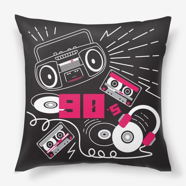 Подушка «Музыка 90-х»
