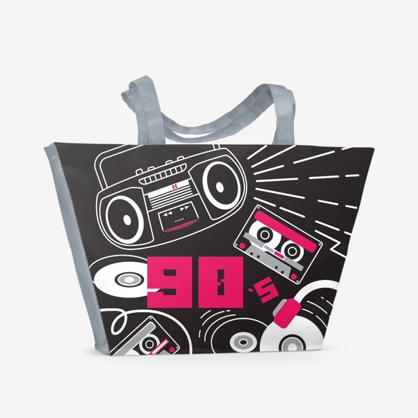Пляжная сумка «Музыка 90-х»