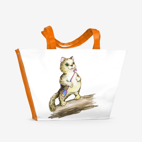 Пляжная сумка «Лесная кошка»