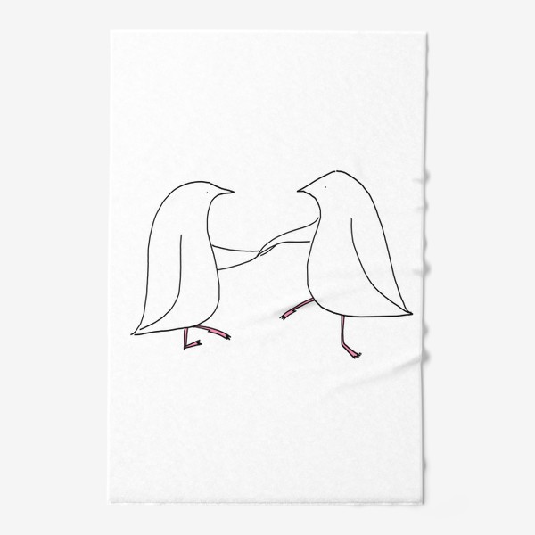 Полотенце «Птицы польку танцуют»