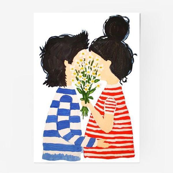 Постер «Влюбленная пара»
