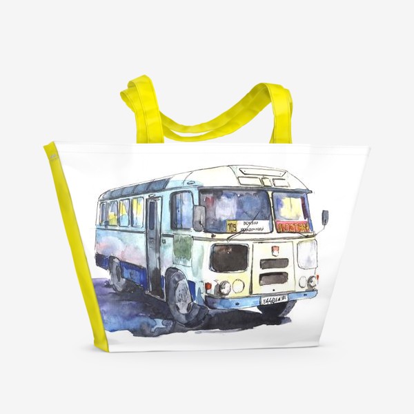 Пляжная сумка «Автобус»