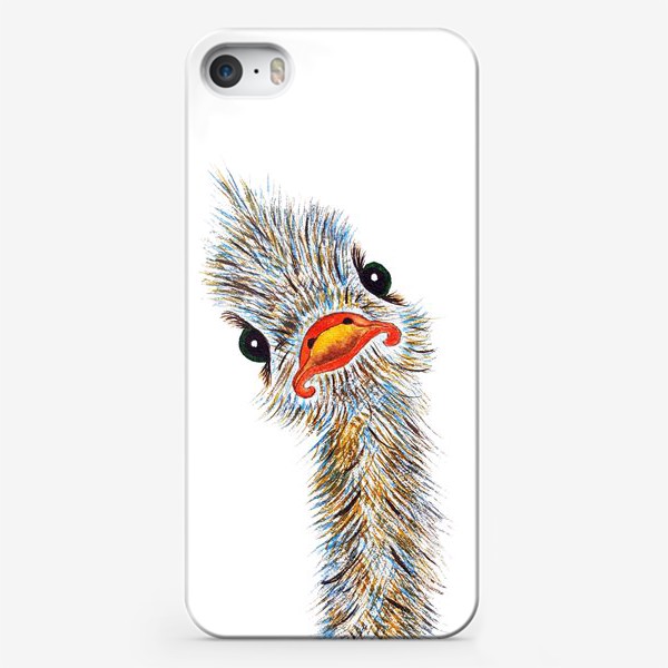 Чехол iPhone «Милый страус»