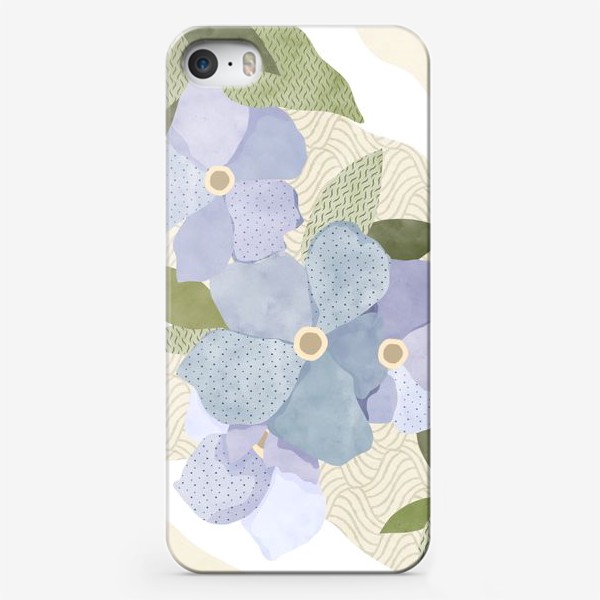 Чехол iPhone «Акварельные цветы №4»