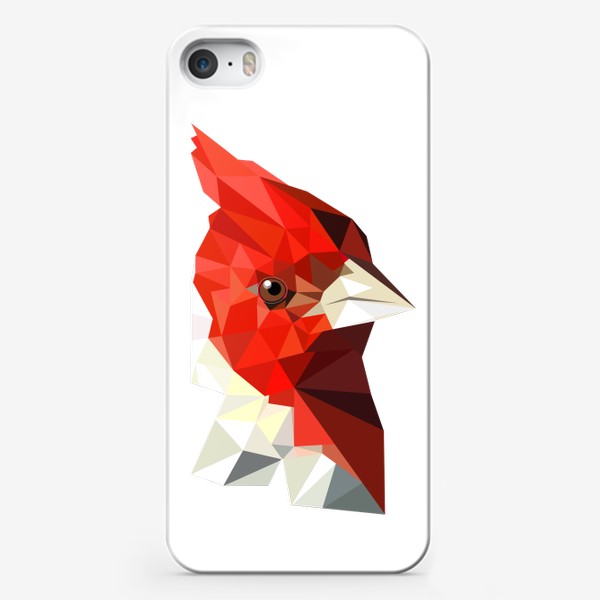 Чехол iPhone «Птица кардинал, сердитый»