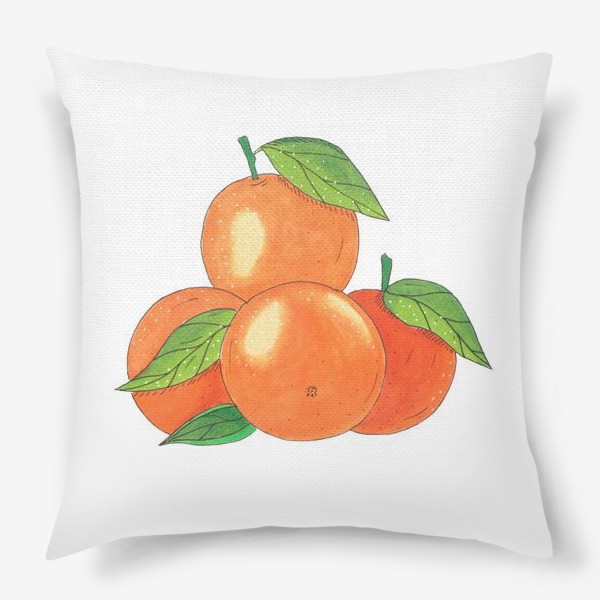 Подушка «Райские мандарины»