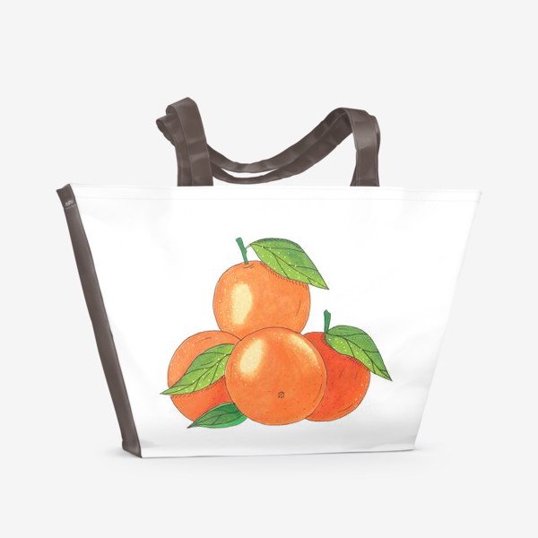 Пляжная сумка «Райские мандарины»