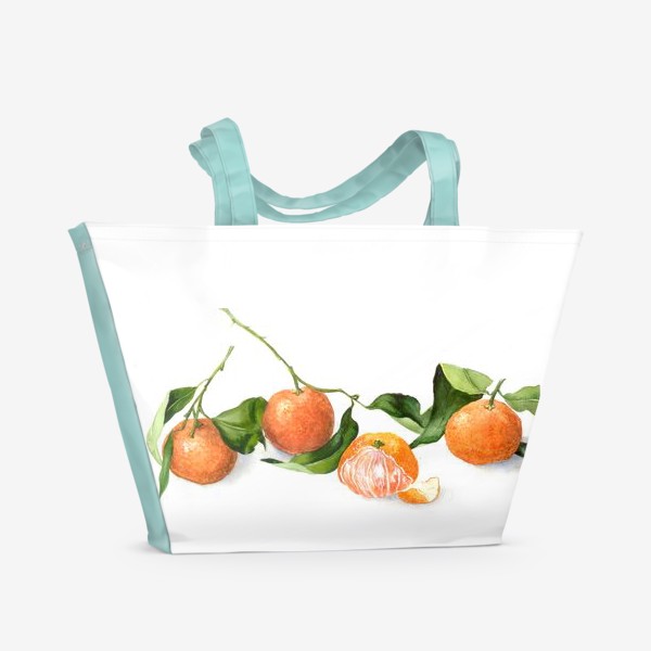 Пляжная сумка «мандариновое настроение»