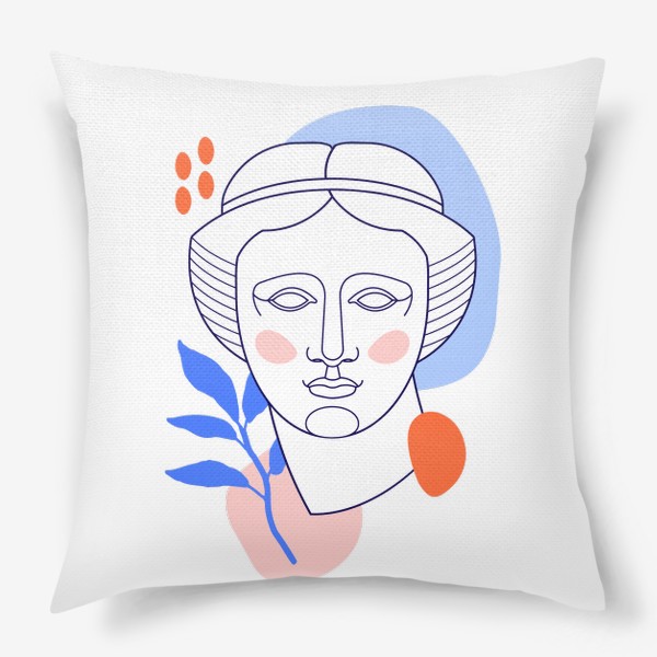 Подушка «Греческая скульптура голова Венеры »