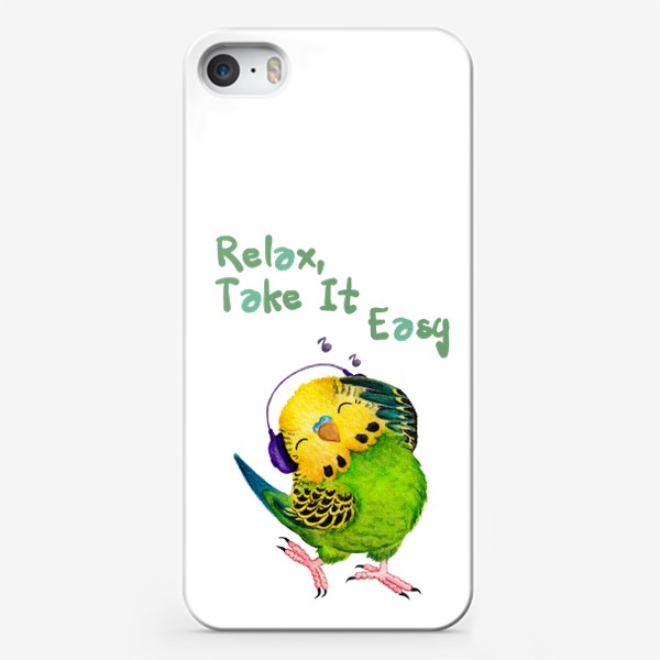 Чехол iPhone «релакс по птичьи»