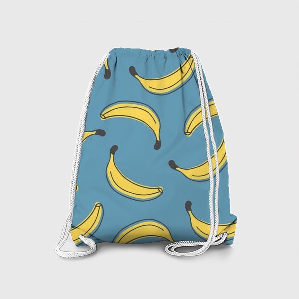 Рюкзак «Бананы на голубом фоне»