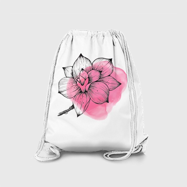 Рюкзак «Цветок в графике»
